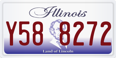 IL license plate Y588272