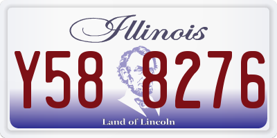 IL license plate Y588276