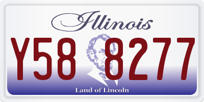 IL license plate Y588277