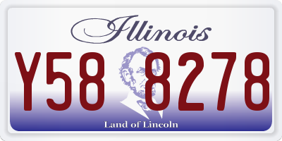 IL license plate Y588278