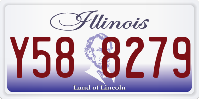 IL license plate Y588279
