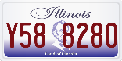 IL license plate Y588280