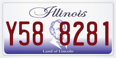 IL license plate Y588281