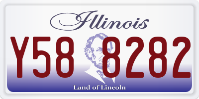 IL license plate Y588282