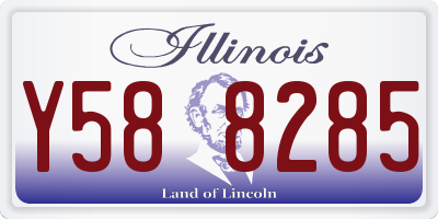 IL license plate Y588285