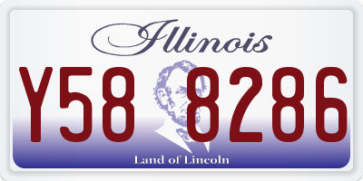 IL license plate Y588286