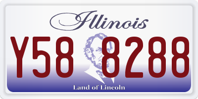IL license plate Y588288