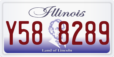 IL license plate Y588289