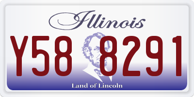 IL license plate Y588291