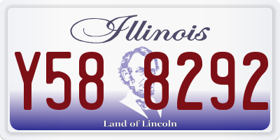IL license plate Y588292