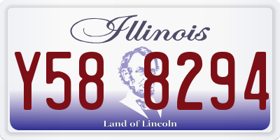 IL license plate Y588294