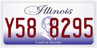 IL license plate Y588295