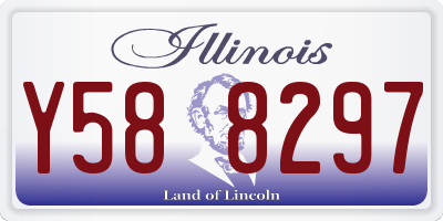 IL license plate Y588297