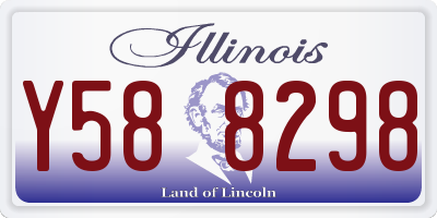 IL license plate Y588298