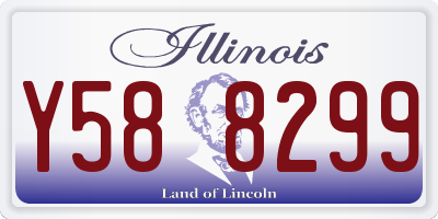 IL license plate Y588299