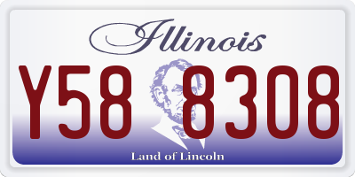 IL license plate Y588308