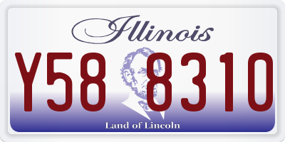 IL license plate Y588310