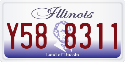 IL license plate Y588311