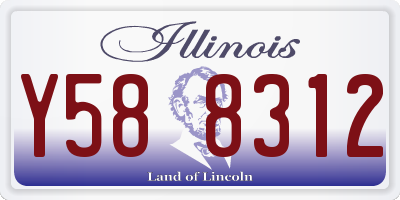 IL license plate Y588312
