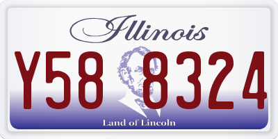 IL license plate Y588324