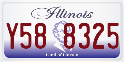 IL license plate Y588325