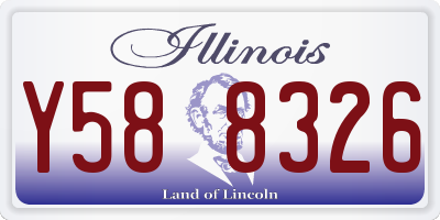 IL license plate Y588326