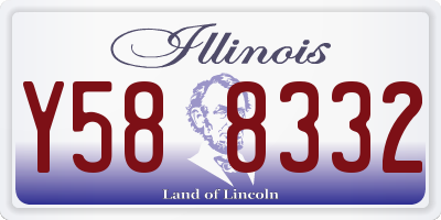 IL license plate Y588332
