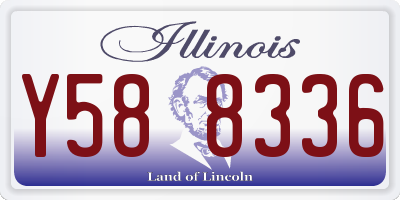 IL license plate Y588336