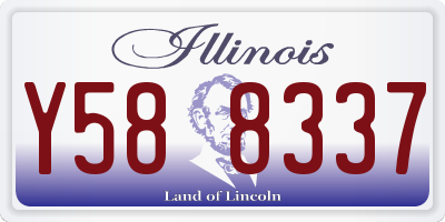 IL license plate Y588337