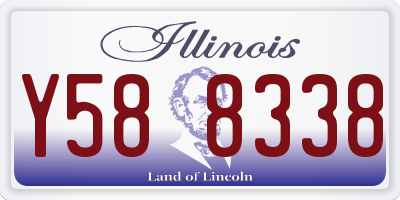 IL license plate Y588338
