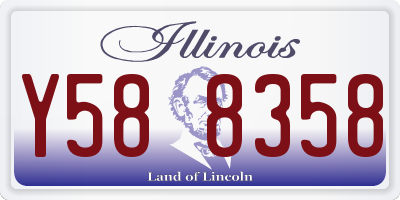 IL license plate Y588358