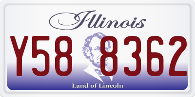 IL license plate Y588362