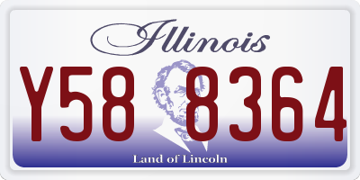 IL license plate Y588364