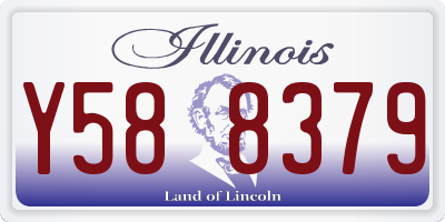 IL license plate Y588379