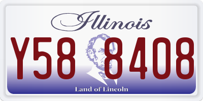 IL license plate Y588408