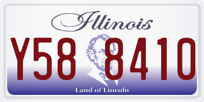 IL license plate Y588410