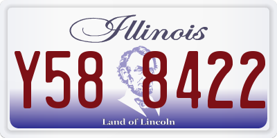 IL license plate Y588422