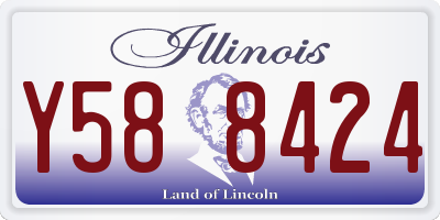 IL license plate Y588424