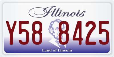 IL license plate Y588425