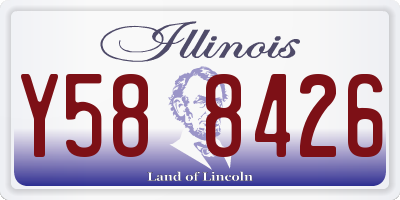 IL license plate Y588426