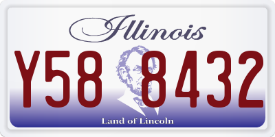 IL license plate Y588432