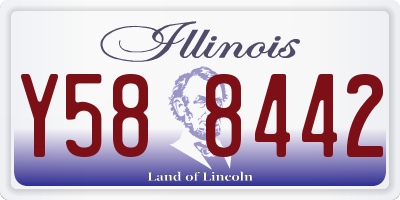 IL license plate Y588442