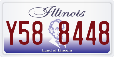 IL license plate Y588448
