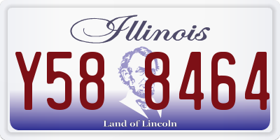IL license plate Y588464