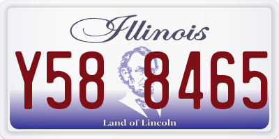 IL license plate Y588465