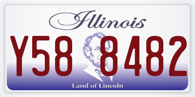 IL license plate Y588482