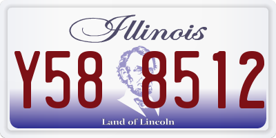 IL license plate Y588512