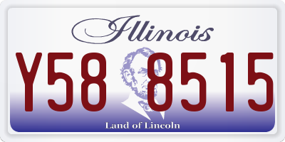 IL license plate Y588515