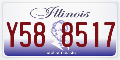 IL license plate Y588517