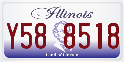 IL license plate Y588518
